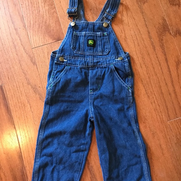 John Deere Boy Denim Overall Bib